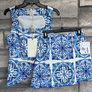 Mestiza New York Set Elena Top And Pilar Mini Skirt Size 6 $500